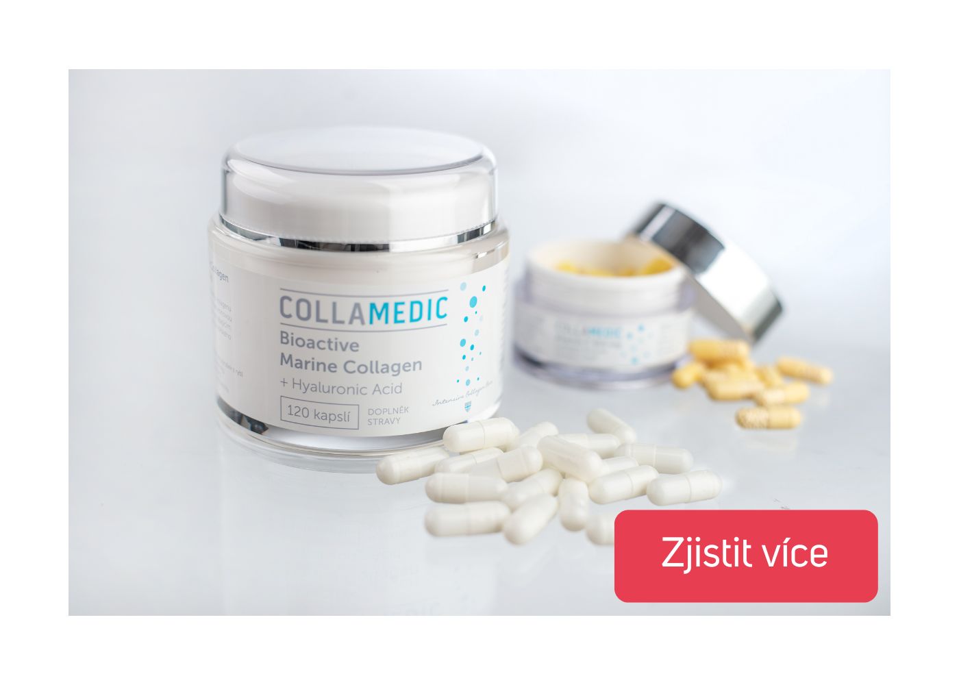 Collamedic kolagen a kyselina hyaluronová vnitřně plus vitamín C zdarma